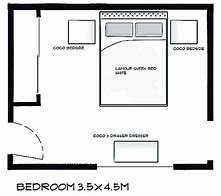 Image result for Layout of a Box Bedroom Blank