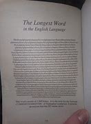 Image result for Longest English Word in the World