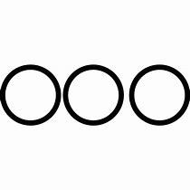 Image result for Symbol Three Circles Cut Out of Circle