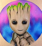 Image result for Baby Groot Pot Drawing