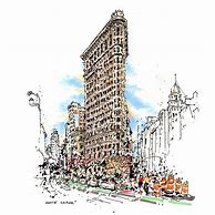 Image result for Flatiron Building Drawing