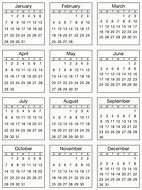 Image result for Small Calendar