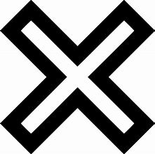 Image result for Transparent X-symbol
