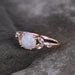 Image result for Opal and Moonstone Adjustable Ring