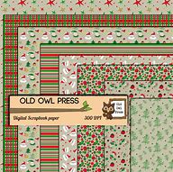 Image result for Holiday Scrapbook Paper