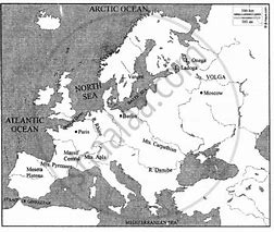 Image result for Map of Europe Oceans