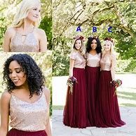 Image result for Burgundy and Rose Gold Wedding Grooms and Maids