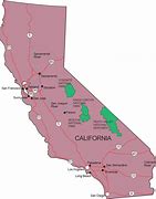 Image result for Simple Map of California