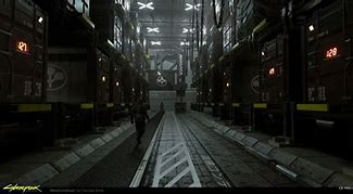 Image result for Warehouse Art Cyberpunk