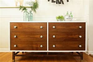 Image result for Two Tone Painted Mid Century Furniture
