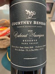 Image result for Courtney Benham Cabernet Sauvignon Handcrafted Reserve Stags Leap