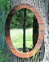 Image result for Rustic Oval Mirror