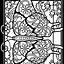 Image result for Stained Glass Art Coloring Pages