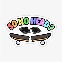 Image result for So No Head Red Bubble