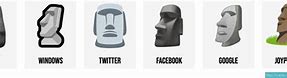 Image result for Moai Emoji Real Life
