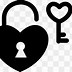 Image result for Heart Lock Icon