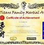 Image result for Karate Belt Certificates