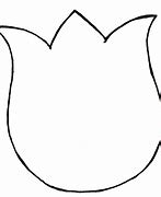 Image result for Tulip Flower Clip Art Black and White