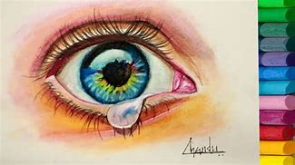 Image result for Oil Pastel Eye