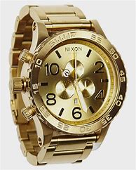Image result for Nixon Gold Watch Leather