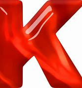 Image result for Red Alphabet Letters K