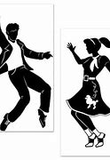 Image result for 50s Silhouette Clip Art