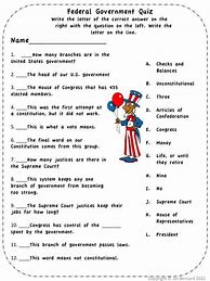 Image result for Local Government Worksheet