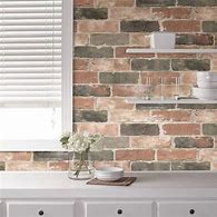 Image result for Peel and Stick Brick Wallpaper