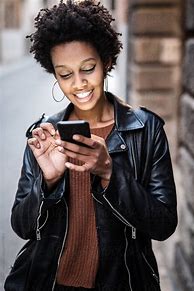 Image result for Black Person Holding Phone