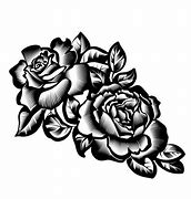 Image result for Rose Design Black and White SVG