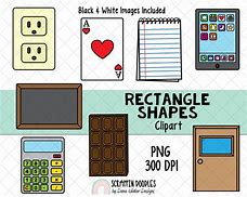 Image result for Rectangle Shape Things Clip Art