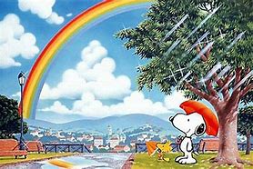 Image result for Snoopy Rainbow