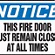 Image result for Emergency Exit Only Signs for Doors