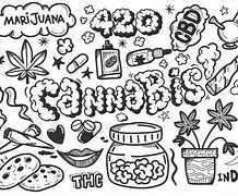 Image result for Weed Doodles
