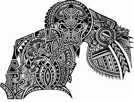 Image result for Polynesian Bull Tattoo