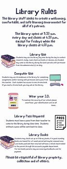 Image result for Library Rules and Regulations