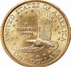 Image result for One Dollar Coin Images 2000
