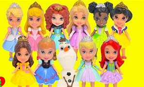 Image result for Disney Princess Mini Toddler Dolls