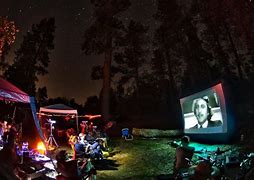Image result for Large Screen TV at Campsite