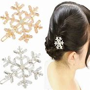 Image result for Snowflake Hair Claw Clip