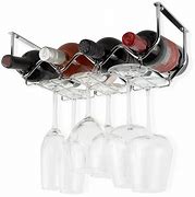 Image result for under cabinets wine stemware racks