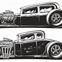 Image result for Hot Rod Vector Outline Drawings