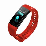Image result for Smartwatch Fitness Tracker Red Stripe