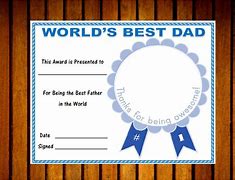 Image result for Best Dad Awrad