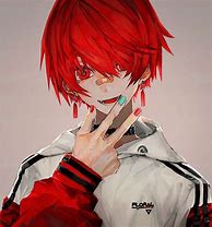 Image result for Cute Anime Boy Red