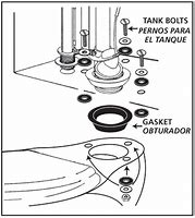 Image result for Toilet Tank Bolts Diagram