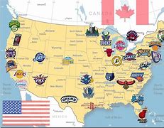 Image result for NBA Clubs. Map