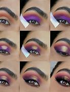 Image result for Purple and Gold Makeup