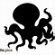 Image result for Black Octopus Silhouette