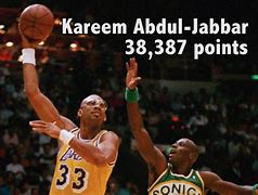 Image result for Kareem Abdul-Jabbar Points